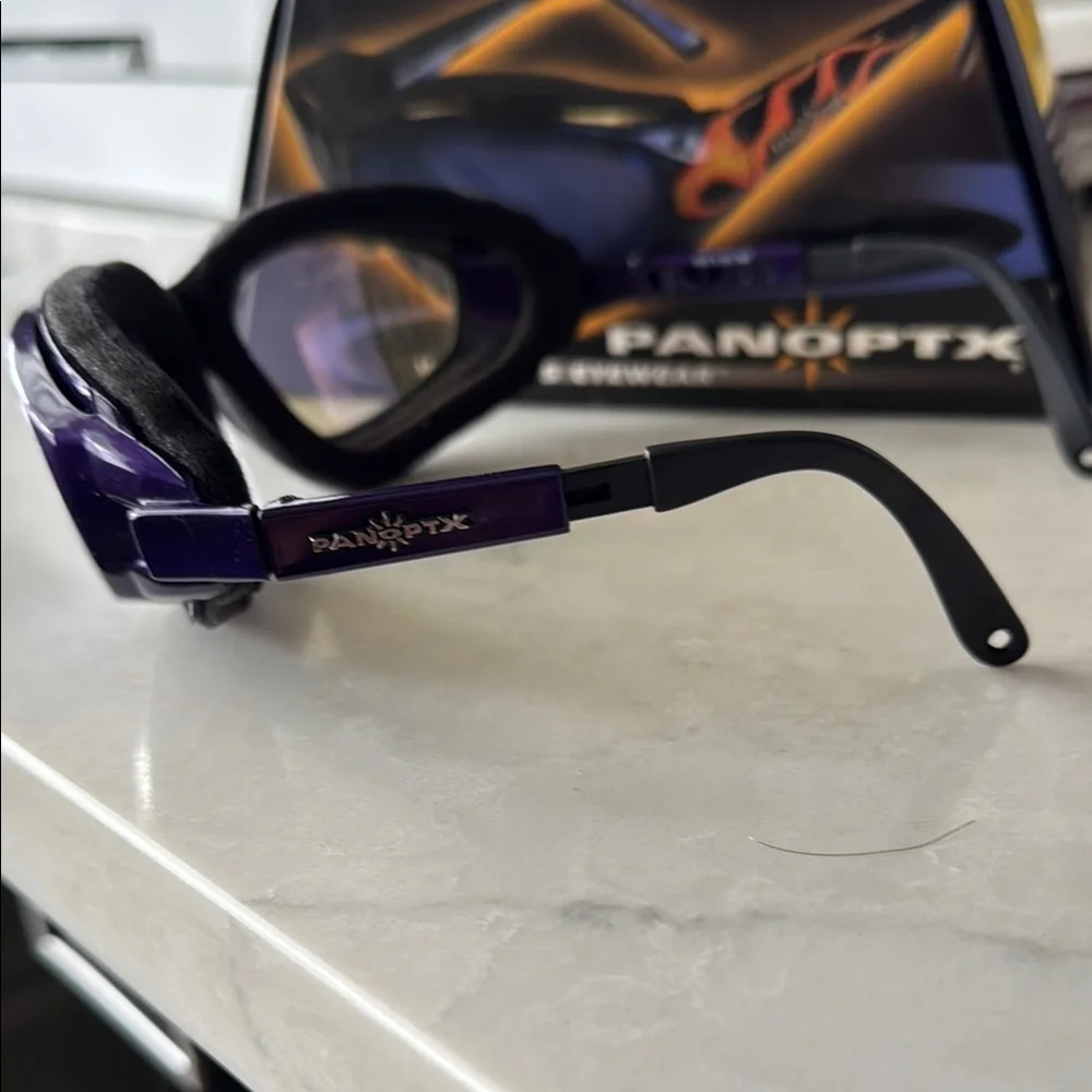 Black and Grape Unisex Glasses